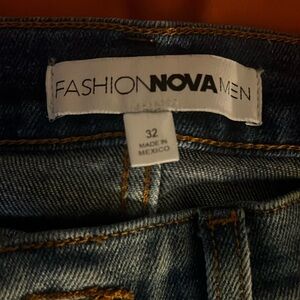 Fashion nova 
Blue jeans
